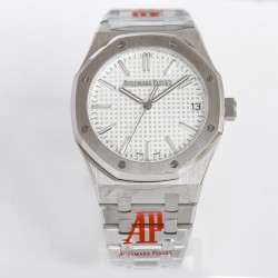 Audemars Piguet-Royal Oak 50th Anniverary 41mm 15510 SS/SS White ORF SA4302 Super Clone