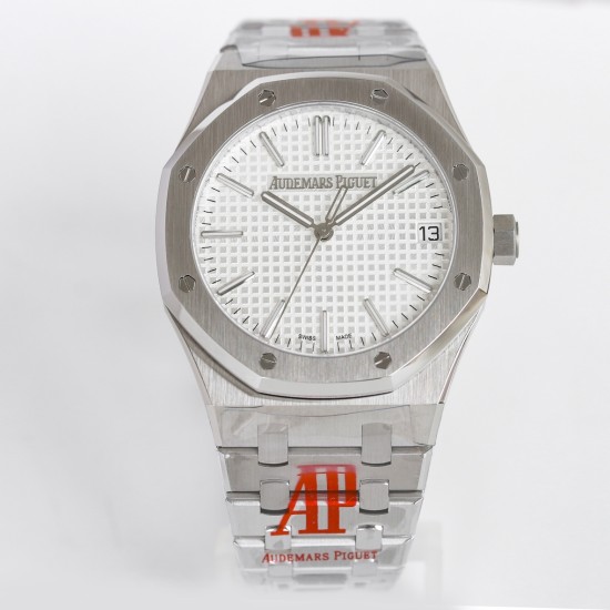 Audemars Piguet-Royal Oak 50th Anniverary 41mm 15510 SS/SS White ORF SA4302 Super Clone