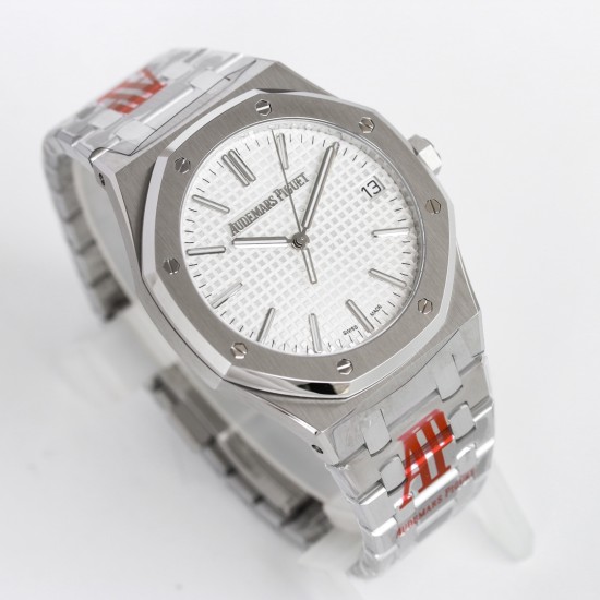 Audemars Piguet-Royal Oak 50th Anniverary 41mm 15510 SS/SS White ORF SA4302 Super Clone