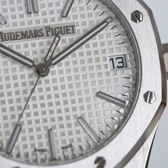 Audemars Piguet-Royal Oak 50th Anniverary 41mm 15510 SS/SS White ORF SA4302 Super Clone