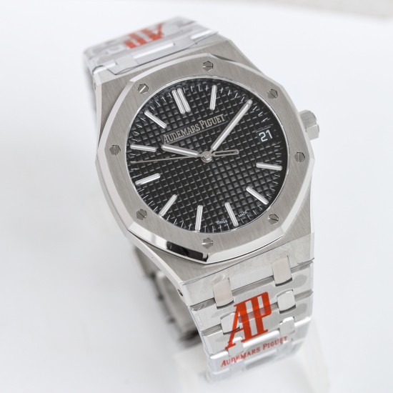 Audemars Piguet-Royal Oak 50th Anniverary 41mm 15510 SS/SS Black ORF SA4302 Super Clone