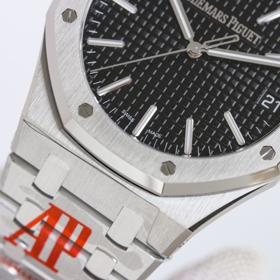 Audemars Piguet-Royal Oak 50th Anniverary 41mm 15510 SS/SS Black ORF SA4302 Super Clone