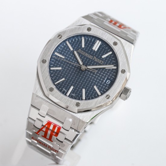 Audemars Piguet-Royal Oak 50th Anniverary 41mm 15510 SS/SS Blue ORF SA4302 Super Clone
