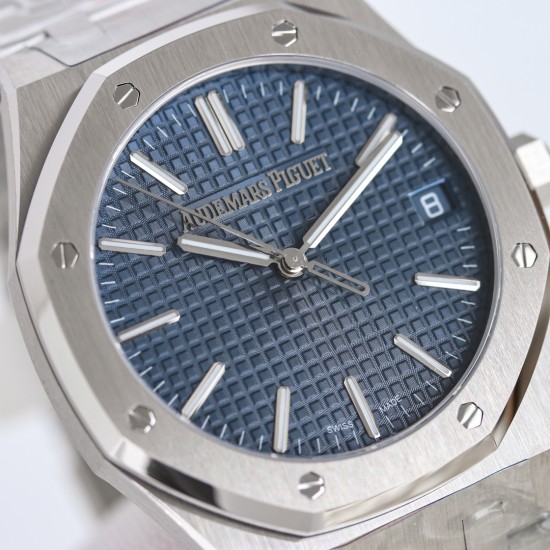 Audemars Piguet-Royal Oak 50th Anniverary 41mm 15510 SS/SS Blue ORF SA4302 Super Clone
