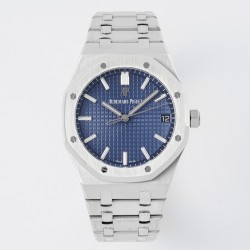 Audemars Piguet-Royal Oak 41mm 15500 SS/SS Blue/Stk ZF V3 A4302 Super Clone