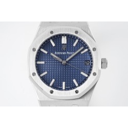 Audemars Piguet-Royal Oak 41mm 15500 SS/SS Blue/Stk ZF V3 A4302 Super Clone