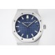 Audemars Piguet-Royal Oak 41mm 15500 SS/SS Blue/Stk ZF V3 A4302 Super Clone