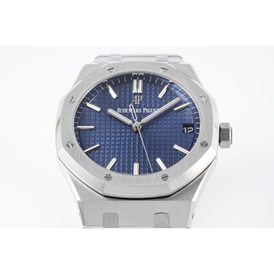 Audemars Piguet-Royal Oak 41mm 15500 SS/SS Blue/Stk ZF V3 A4302 Super Clone