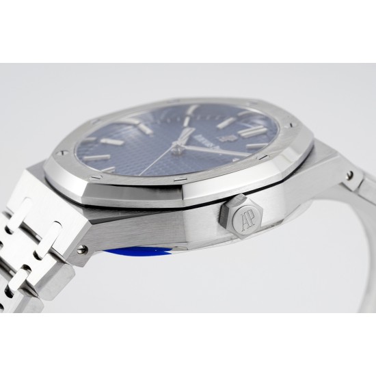 Audemars Piguet-Royal Oak 41mm 15500 SS/SS Blue/Stk ZF V3 A4302 Super Clone
