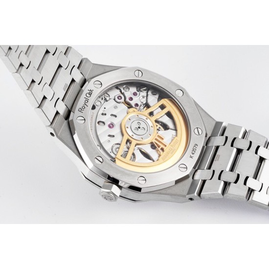 Audemars Piguet-Royal Oak 41mm 15500 SS/SS Black/Stk ZF V3 A4302 Super Clone