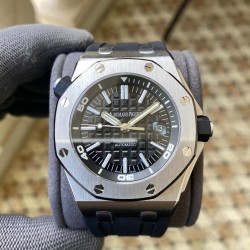 Audemars Piguet-Royal Oak Offshore Diver 15703 42mm SS/SS Black Dial APSF SA3120