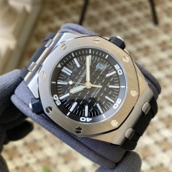 Audemars Piguet-Royal Oak Offshore Diver 15703 42mm SS/SS Black Dial APSF SA3120