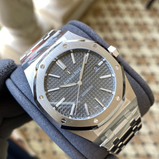 Audemars Piguet-Royal Oak 15400 SS/SS Grey Dial APSF SA3120 Super Clone