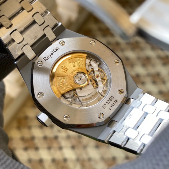 Audemars Piguet-Royal Oak 15400 SS/SS Grey Dial APSF SA3120 Super Clone