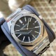 Audemars Piguet-Royal Oak 15400 SS/SS Black/Stk APSF SA3120 Super Clone