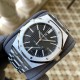 Audemars Piguet-Royal Oak 15400 SS/SS Black/Stk APSF SA3120 Super Clone