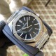 Audemars Piguet-Royal Oak 15400 SS/SS Black/Stk APSF SA3120 Super Clone