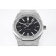 Audemars Piguet-Royal Oak 15400 SS/SS Black/Stk APSF SA3120 Super Clone