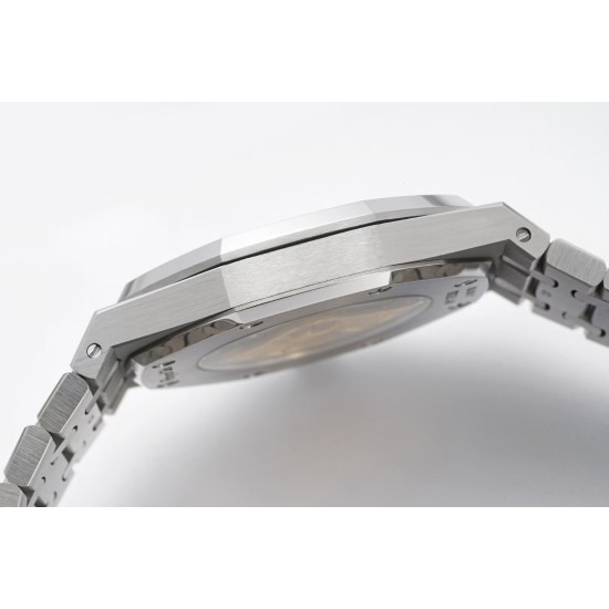 Audemars Piguet-Royal Oak 15400 SS/SS Black/Stk APSF SA3120 Super Clone