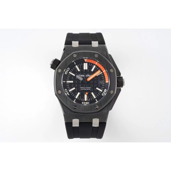 Audemars Piguet-Royal Oak Diver 15707 CER/RU Black IPF A3120