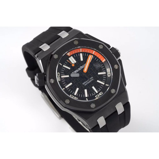 Audemars Piguet-Royal Oak Diver 15707 CER/RU Black IPF A3120