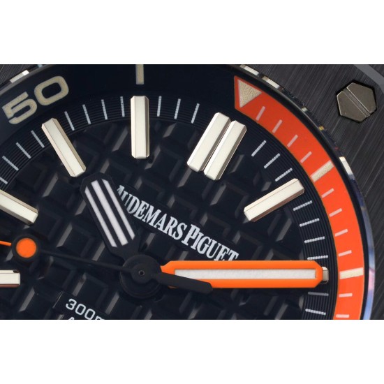 Audemars Piguet-Royal Oak Diver 15707 CER/RU Black IPF A3120