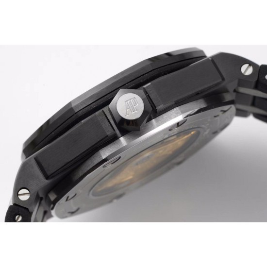 Audemars Piguet-Royal Oak Diver 15707 CER/RU Black IPF A3120