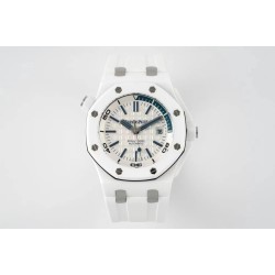 Audemars Piguet-Royal Oak Diver 15707 CER/RU White IPF A3120