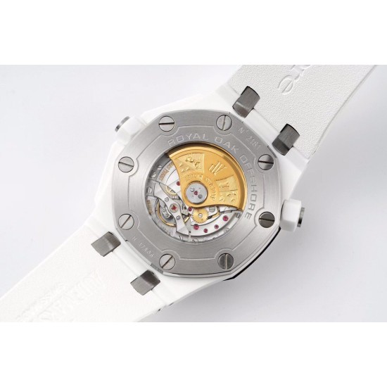 Audemars Piguet-Royal Oak Diver 15707 CER/RU White IPF A3120