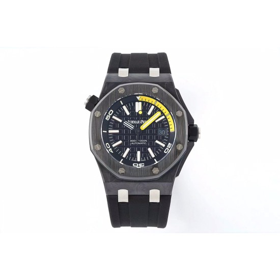 Audemars Piguet-Royal Oak Diver 15707 CER/RU Black IPF A3120