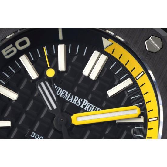 Audemars Piguet-Royal Oak Diver 15707 CER/RU Black IPF A3120
