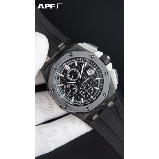 Audemars Piguet-Royal Oak Offshore 44mm Ceramic/RU Black/Stk APF A3126