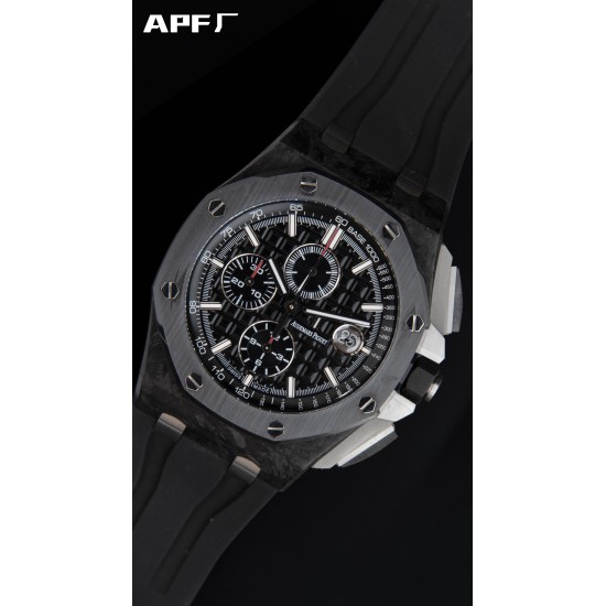 Audemars Piguet-Royal Oak Offshore 44mm Ceramic/RU Black/Stk APF A3126