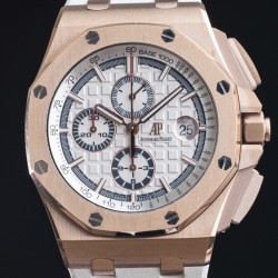 Audemars Piguet-Royal Oak Offshore 44mm RG/RU White/Stk APF A3126