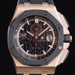 Audemars Piguet-Royal Oak Offshore 44mm RG/RU Black/Stk APF A3126
