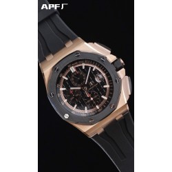 Audemars Piguet-Royal Oak Offshore 44mm RG/RU Black/Stk APF A3126