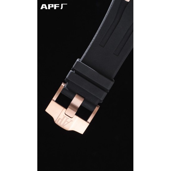 Audemars Piguet-Royal Oak Offshore 44mm RG/RU Black/Stk APF A3126