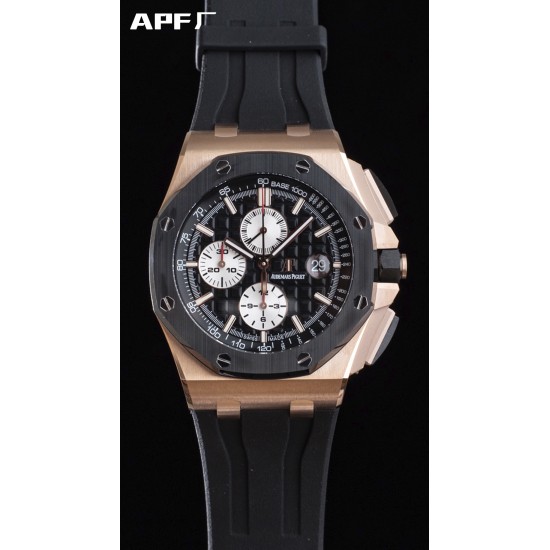 Audemars Piguet-Royal Oak Offshore 44mm RG/RU Black/White APF A3126