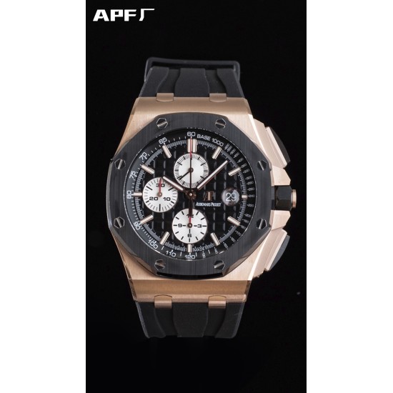 Audemars Piguet-Royal Oak Offshore 44mm RG/RU Black/White APF A3126