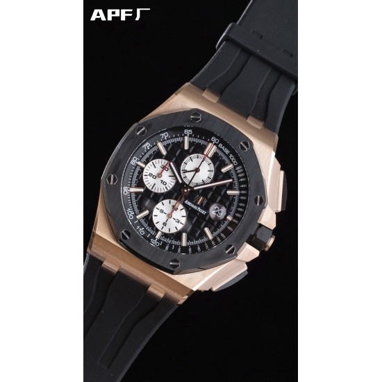 Audemars Piguet-Royal Oak Offshore 44mm RG/RU Black/White APF A3126