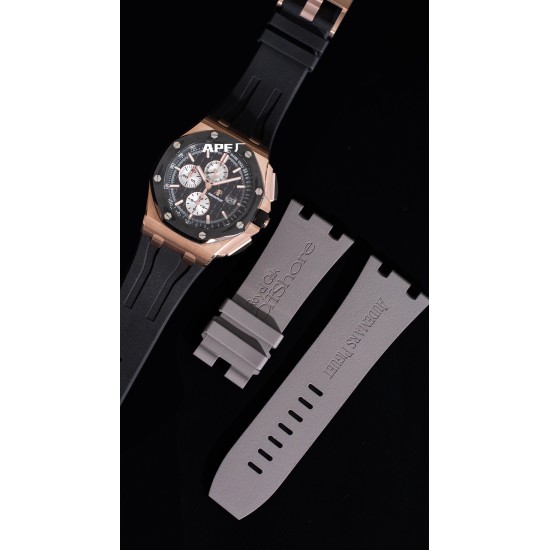 Audemars Piguet-Royal Oak Offshore 44mm RG/RU Black/White APF A3126