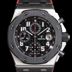 Audemars Piguet-Royal Oak Offshore 42mm SS/RU Black/Num APF A3126