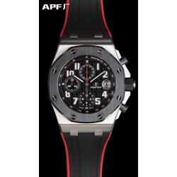 Audemars Piguet-Royal Oak Offshore 42mm SS/RU Black/Num APF A3126