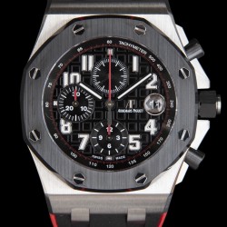 Audemars Piguet-Royal Oak Offshore 42mm SS/RU Black/Num APF A3126