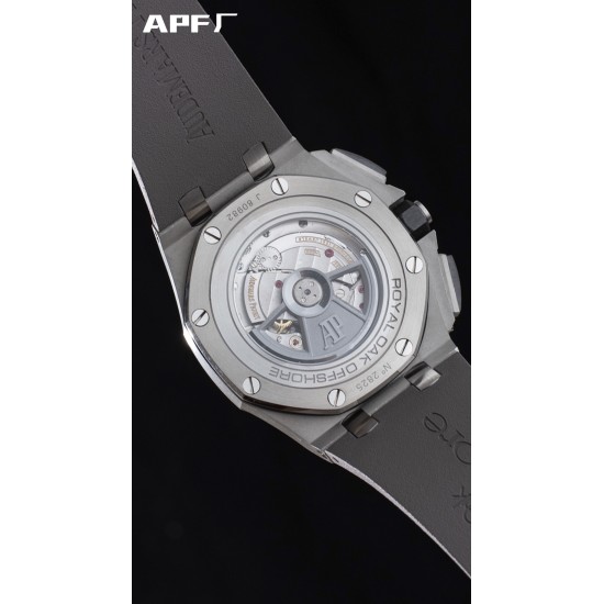 Audemars Piguet-Royal Oak Offshore 26400IO 44mm SS/RU Black/White APF A3126
