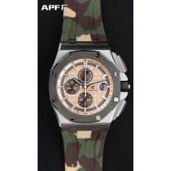 Audemars Piguet-Royal Oak Offshore 26400SO Camouflage 44mm SS/RU Gold Dial APF A7750