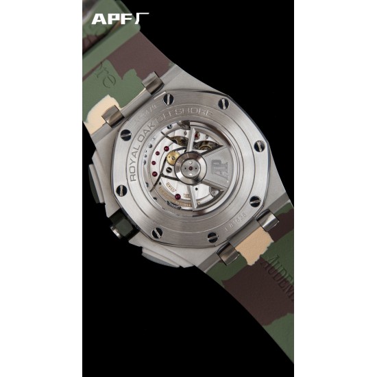 Audemars Piguet-Royal Oak Offshore 26400SO Camouflage 44mm SS/RU Gold Dial APF A7750