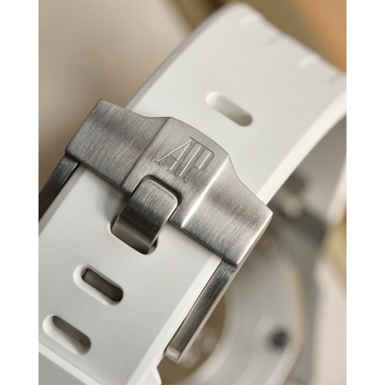 Audemars Piguet-Royal Oak Ladies 37mm RG/RU Diamond/White Swiss Qtz