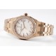 Audemars Piguet-Royal Oak Ladies 33mm RG/RG white Dial 8F Swiss Quartz