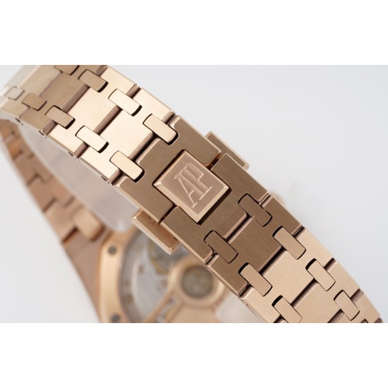 Audemars Piguet-Royal Oak Ladies 33mm RG/RG white Dial 8F Swiss Quartz